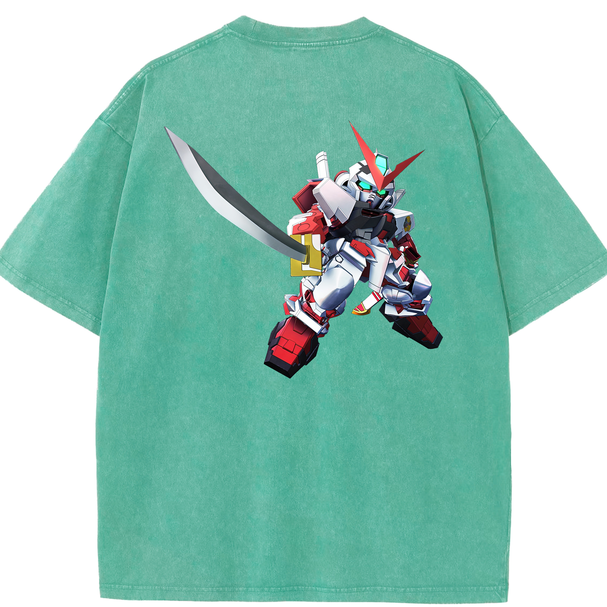 （画像用） 機動戦士ガンダム Mobile Suit Gundam 綿100% ヴィンテージ風 半袖Tシャツ（背面プリント）